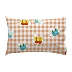 Piggys Vichy Set Housse Couette 115x145 -Pas Cher Zen Repos Magasin a3b51bfc4337427c80f70adce8b7f2a5