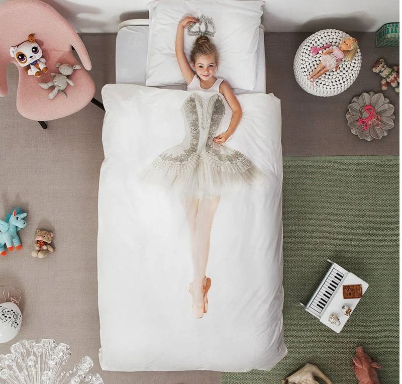 Snurk Parure De Lit Ballerine - 1 Personne 4 Snurk Parure De Lit Ballerine - 1 Personne – Image 2