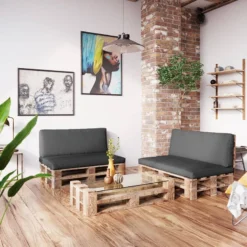 Coussin Palette Modern Lot De 2 Gris -Pas Cher Zen Repos Magasin a7d816894f2448c8b518976631bca443