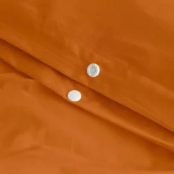 Basic Housse Couette 200x200 Terre Cuite -Pas Cher Zen Repos Magasin a99e853dfc08499593fde8cd925c643e