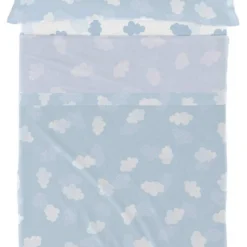 Basic Clouds Parure Drap 160x270 Cm Bleu