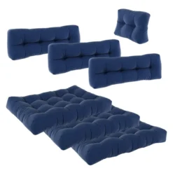 Coussin Palette Classic Lot De 7 Bleu -Pas Cher Zen Repos Magasin b4a827affb4042b0a0b98c1437fdbd1b
