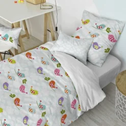 Little Birds Set Housse Couette 135/140 -Pas Cher Zen Repos Magasin b7628afc1b724469805dec6650c94229
