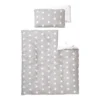 Roba Parure De Lit Bébé Little Stars -Pas Cher Zen Repos Magasin babybettwaesche little stars baumwollstoff rauchgrau 5095996