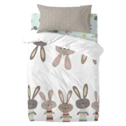 Rabbit Family Drap-housse -Pas Cher Zen Repos Magasin bde06c8eb586408f8395a5b3e36c5bf0
