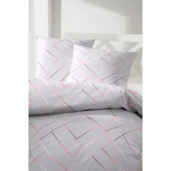 Parure De Lit Kirby 5 Parure De Lit Kirby -Pas Cher Zen Repos Magasin bettwaesche kirby mako satin hellgrau 135 x 200 cm kissen 80 x 80 cm 5078632