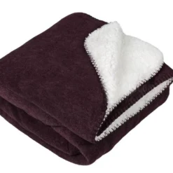 Plaid Chiné En Micro Fourrure