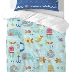 Sea Life Set Housse Couette 100x135