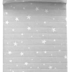 Basic Little Star Couvre-lit 180x260 Cm Gris