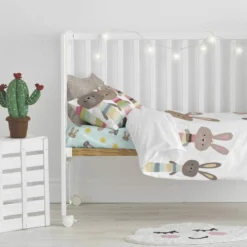 Rabbit Family Drap-housse -Pas Cher Zen Repos Magasin c30a924331b9434fabbf8c625114996f