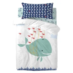 Whale Drap-housse -Pas Cher Zen Repos Magasin c49654c586dd4e3f9a437a77c0129f89