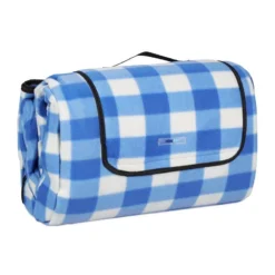 Couverture Pique-nique XXL Carreaux Bleu