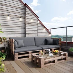 Coussins Lounge Lot De 4 -Pas Cher Zen Repos Magasin c69fb97069a4416082ac8156caaf3754