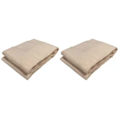 2 Plaids Rose 130x170cm Coton- HOUS 5121