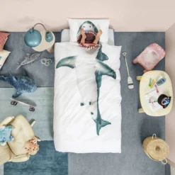 Snurk Parure De Lit Requin - 1 Personne -Pas Cher Zen Repos Magasin c80e3ad7794b4fcb9961e68c54211388