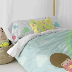 Rainbow Parure Housse De Couette 155x220 -Pas Cher Zen Repos Magasin c9771cde76b74394bf0676799c6c6ed4