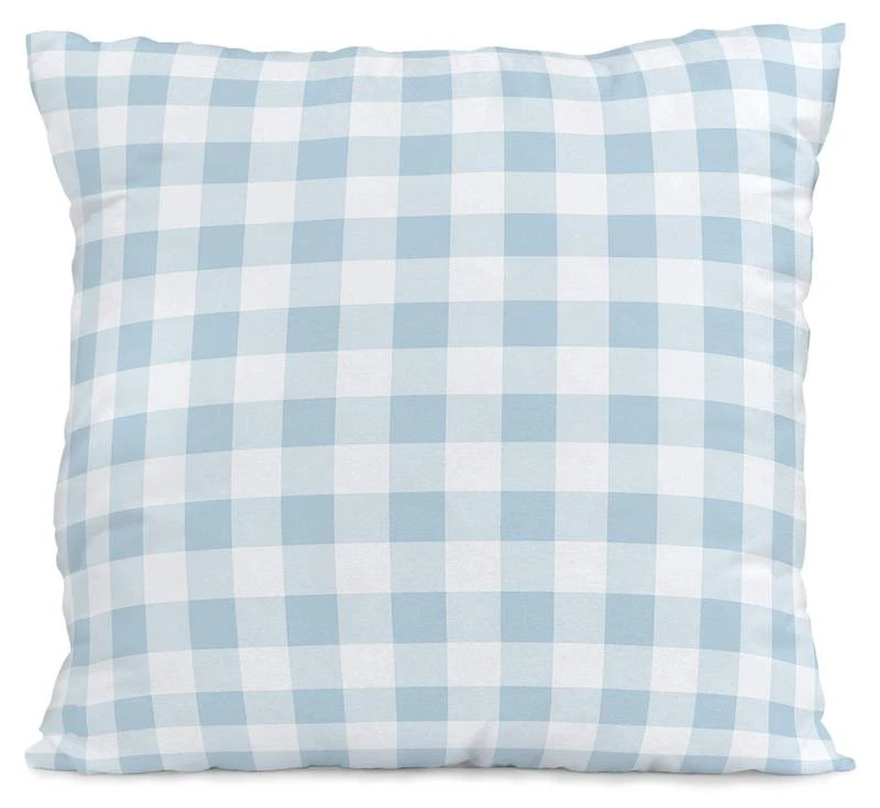 Basic Vichy Parure Housse Couette 140x200 Bleu 6 Basic Vichy Parure Housse Couette 140x200 Bleu – Image 4