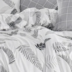 Parure LEAF Gris -Pas Cher Zen Repos Magasin ca705e6821aa4d36a1ab4fb201cbf7c8