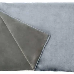 Plaid Gris Givré 130x170 Cm - LEVY