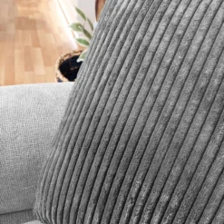 Lot 2 Coussins Velours Côtelé Gris -Pas Cher Zen Repos Magasin cf3831c359ac445f866f8a89f309b5ee