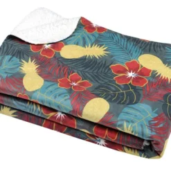 Plaids Douceur Polaire Polyester Pétrole