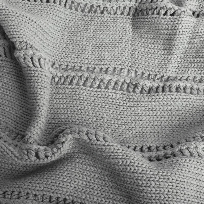 Basic Warm Plaid 130x170 Cm Gris 8 Basic Warm Plaid 130x170 Cm Gris – Image 6