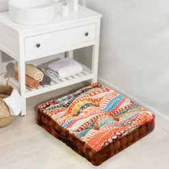 Coussin De Sol Exotique Persan Velours -Pas Cher Zen Repos Magasin e154e294ffcf4f4e844c8f5c4e8acf60