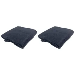 2 Plaids Gris Foncé 130x170cm BEHA 4285