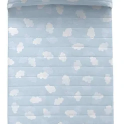 Basic Clouds Couvre-lit 180x260 Cm Bleu