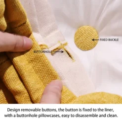 Grand Coussin De Lit Décoratif, Lin -Pas Cher Zen Repos Magasin e9fc36c8218c4e7ebd53cd66e9f8d618