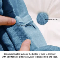 Grand Coussin De Lit Décoratif, Lin -Pas Cher Zen Repos Magasin eb73b1d22b174ee29c7d65c9a2c507ea