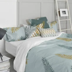 Foliage Mint Housse De Coussin (2er Set) -Pas Cher Zen Repos Magasin ec2be85ebe554e1c8b2c2accd92e6899