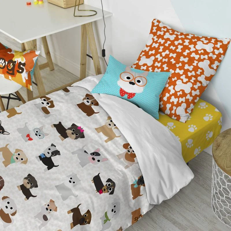 Dogs Parure Housse Couette 135/140x200 7 Dogs Parure Housse Couette 135/140x200 – Image 5