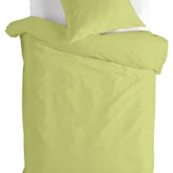 Basic Parure Housse Couette 140x200 Vert