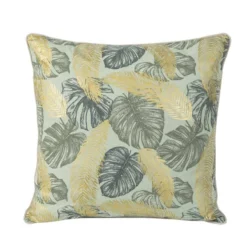 Coussin Passepoilé Aux Notes Dorées