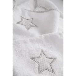 Roba Ensemble De Bain Little Stars (3 élément -Pas Cher Zen Repos Magasin kapuzenhandtuch little stars 3 teilig baumwollstoff weiss 5095944