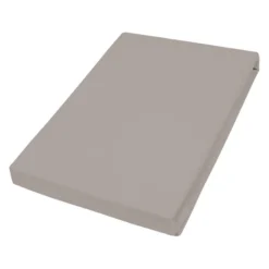 Drap-housse Pour Surmatelas Capaci -Pas Cher Zen Repos Magasin spannbetttuch alcamo webstoff taupe 4545492 1